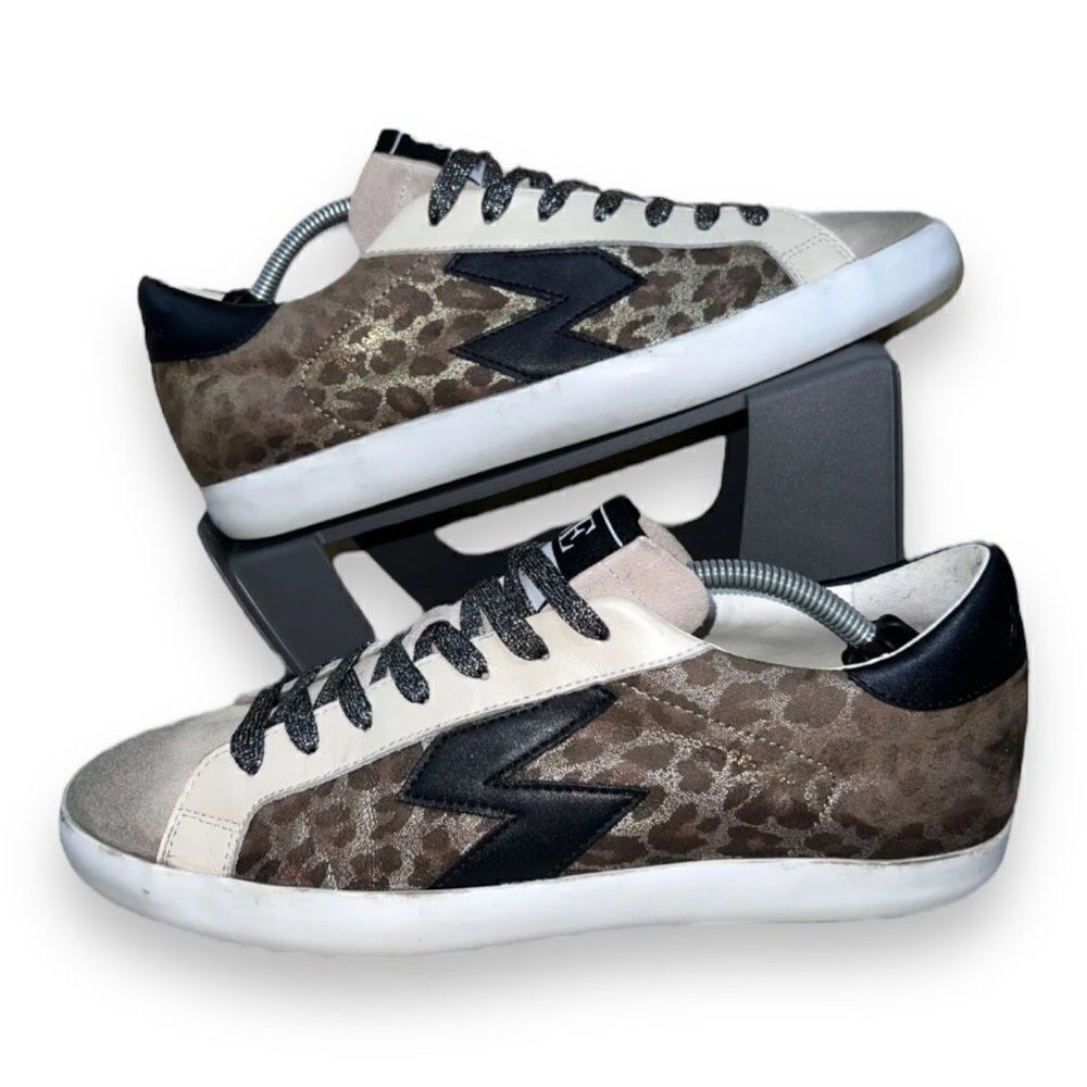 Sam Edelman Areson Leopard‎ Print Sneakers Women's 9.5M